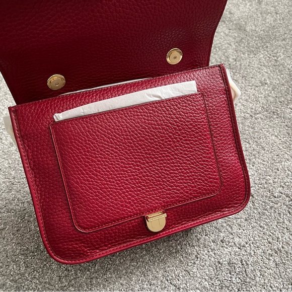 Michael Kors cooper satchel bag NWT cherry red or black - Picture 6 of 15